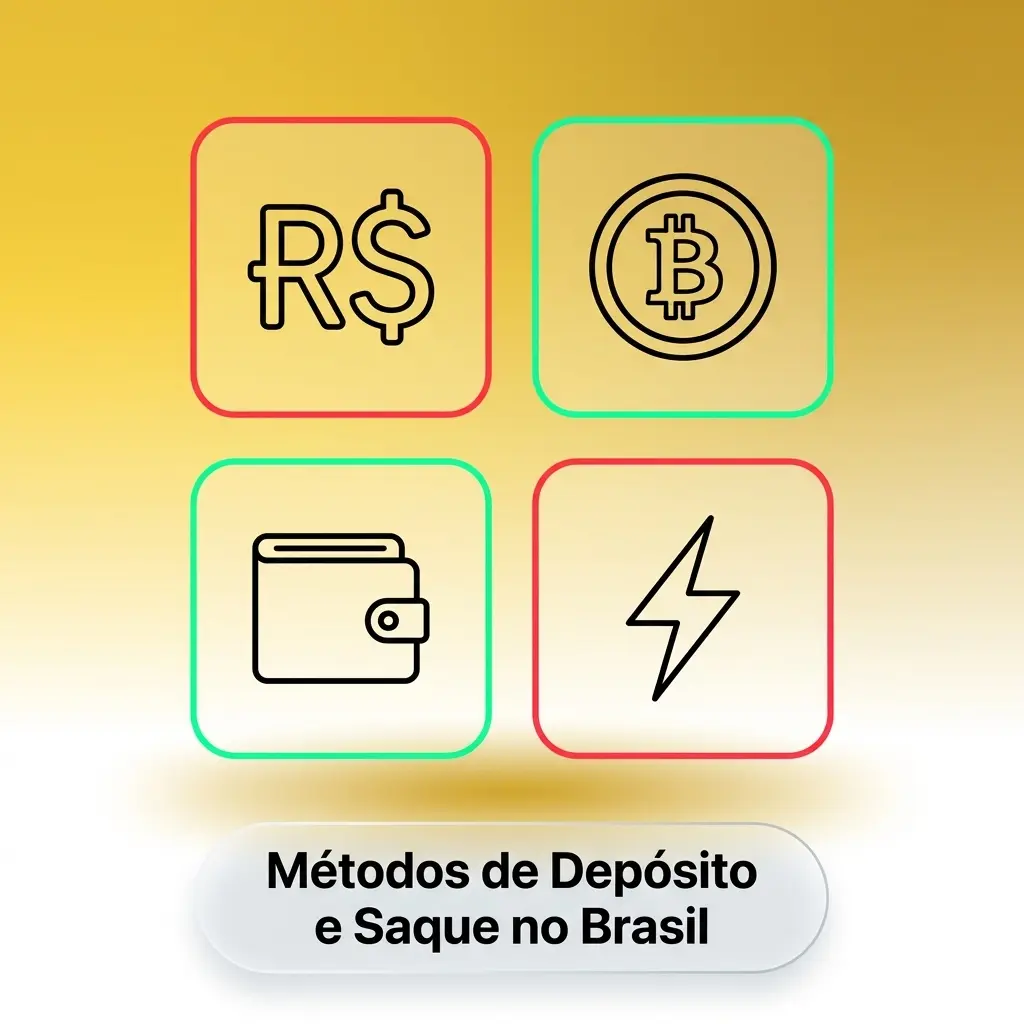 Métodos de depósito e saque no Brasil: Pix, cartões, boleto, carteiras digitais e criptomoedas
